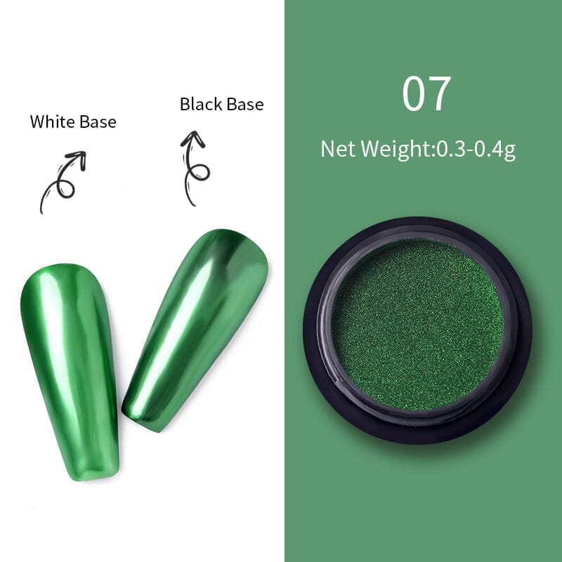 Metallic Mirror Effect Chrome Nail Powder #07 Nail Powder BORN PRETTY 
