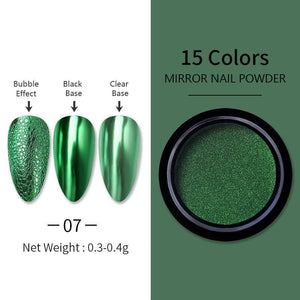 Metallic Mirror Effect Chrome Nail Powder #07 Nail Powder BORN PRETTY 
