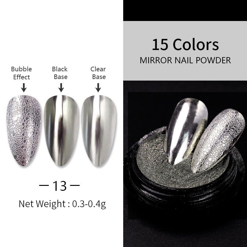 Metallic Mirror Effect Chrome Nail Powder Nail Powder BORN PRETTY 13 