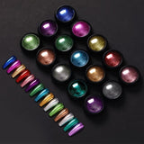 Metallic Mirror Effect Chrome Nail Powder Nail Powder BORN PRETTY 15 Colors 