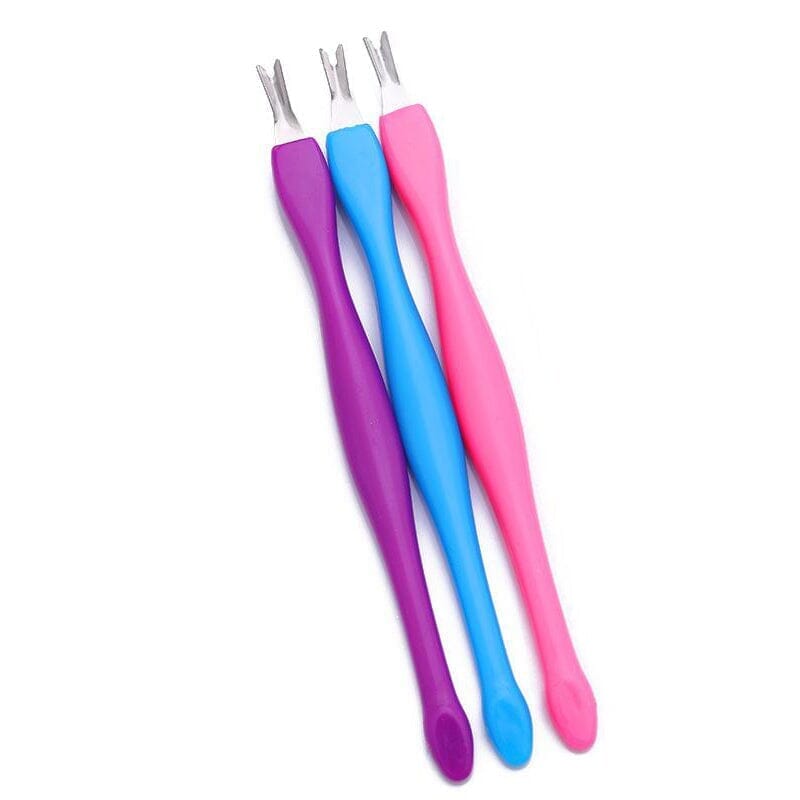 Pink Cuticle Fork Tools & Accessories No Brand 