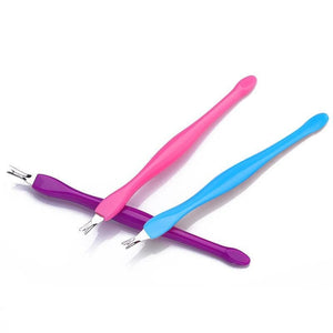 Purple Cuticle Fork Tools & Accessories No Brand 