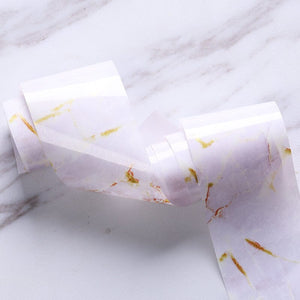 Watercolor Marble #01 Nail Foil Transfer Sticker Nail Art No Brand 