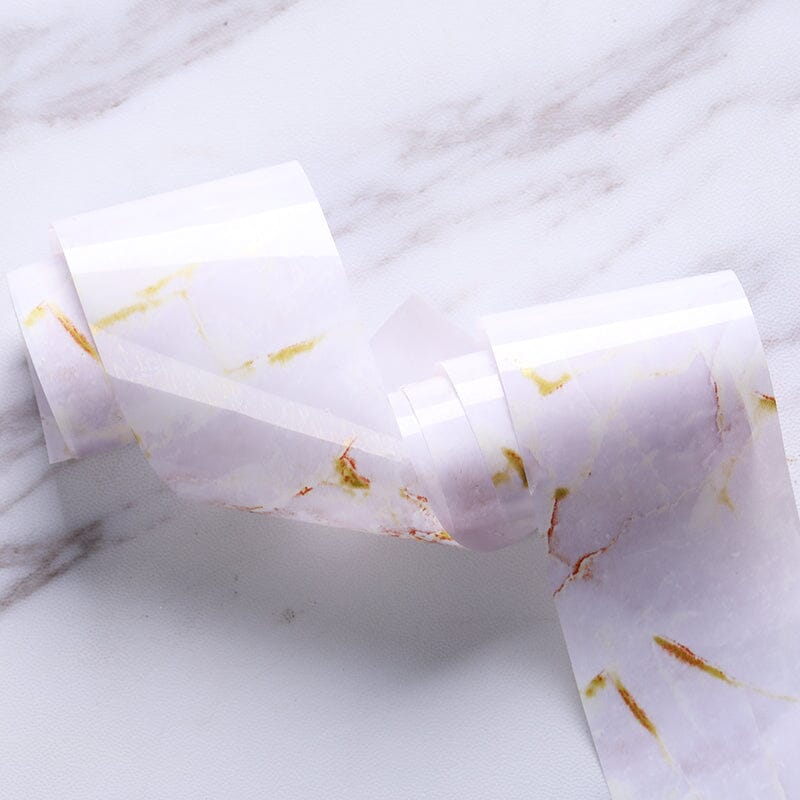 Watercolor Marble #01 Nail Foil Transfer Sticker Nail Art No Brand 