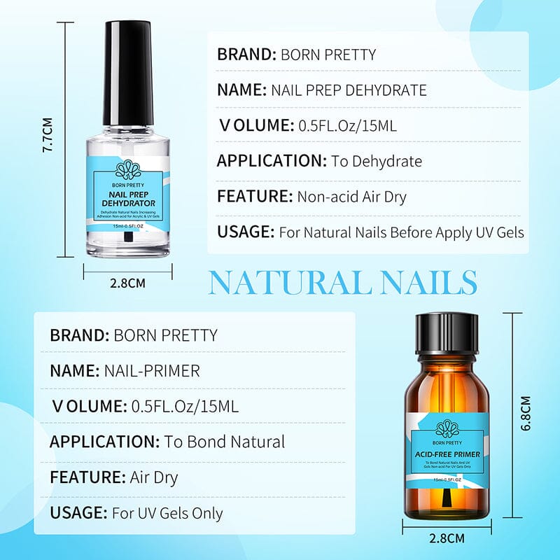 Acid-Free Nail Primer 15ml Nail Care BORN PRETTY 