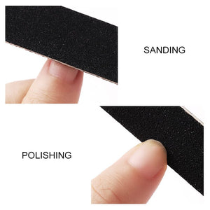 Black Straight Nail File 180/180 Tools & Accessories BORN PRETTY 