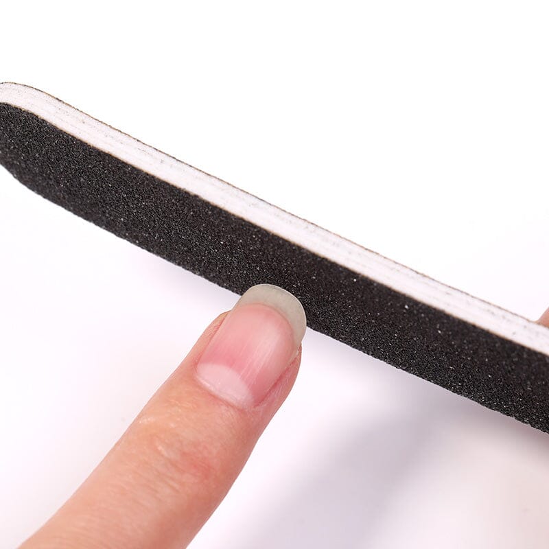 Black Mini Nail File Tools & Accessories No Brand 