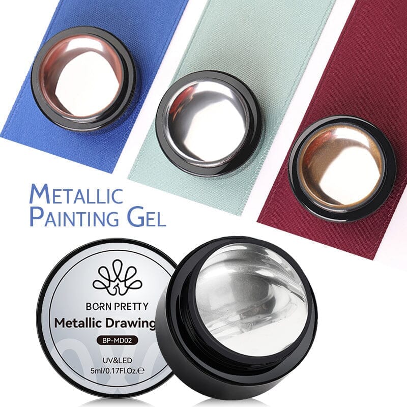Metallic Drawing Gel 5ml Gel Nail Polish BORN PRETTY 