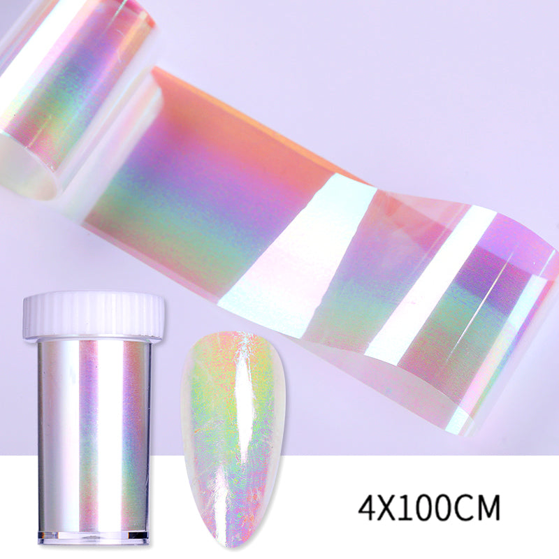 Colorful Nail Foil Transfer Sticker #1041
