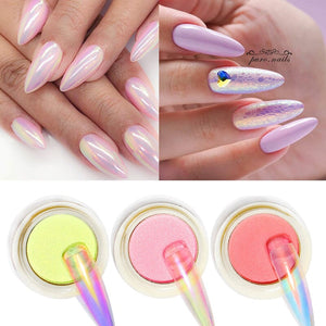 Solid Magic Powder Nail Art No Brand 