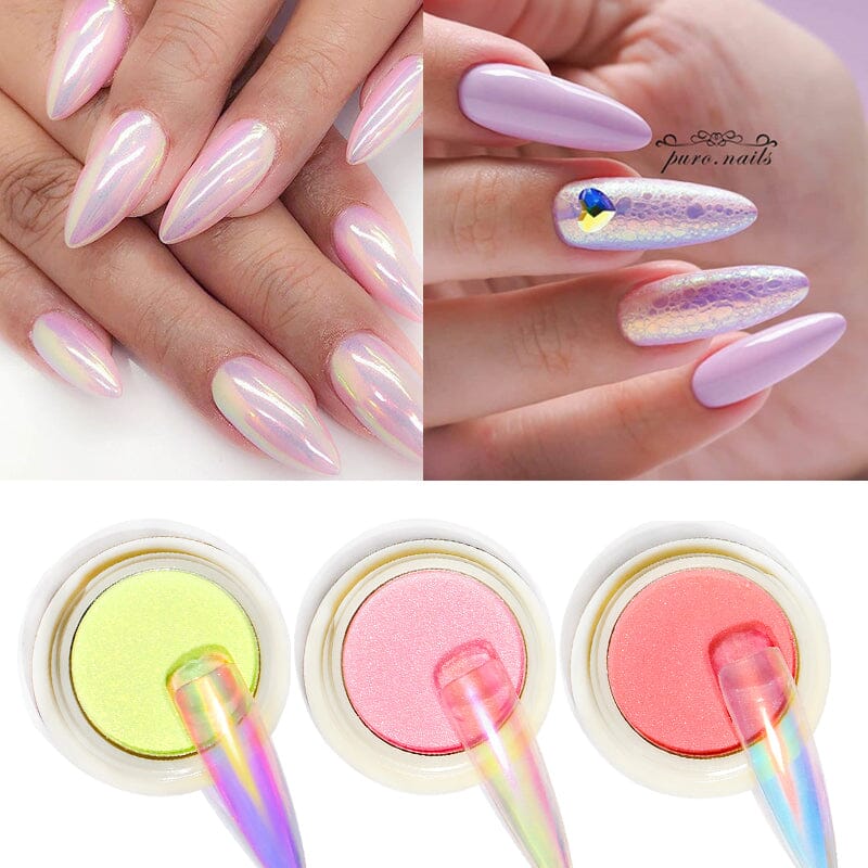 Solid Magic Powder Nail Art No Brand 