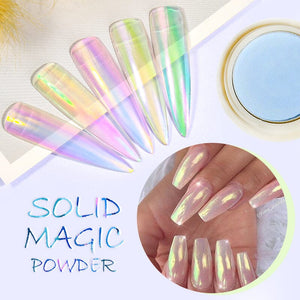 Solid Magic Powder Nail Art No Brand 