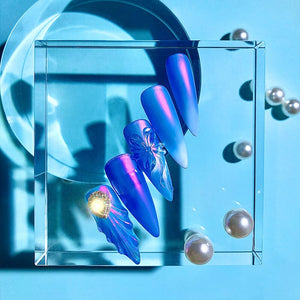 Solid Magic Powder Nail Art No Brand 