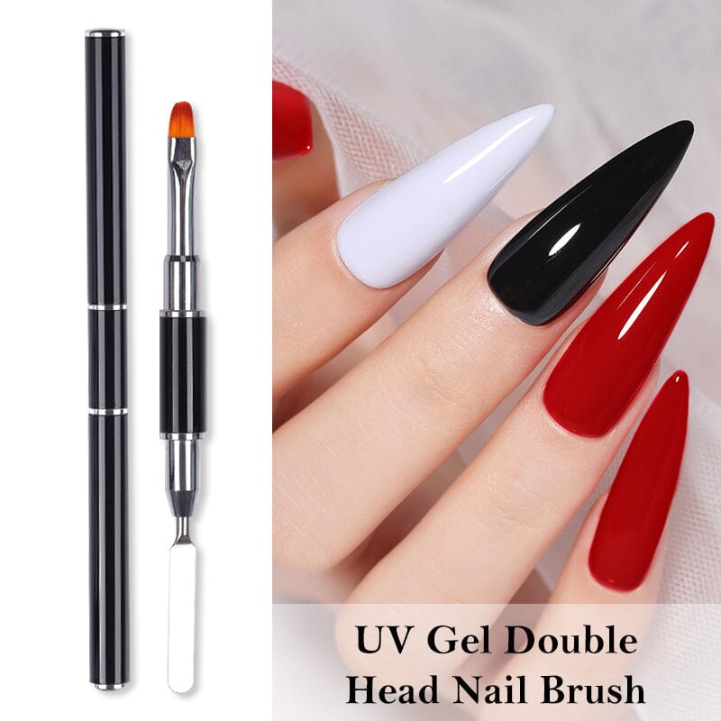 Black Double Head UV Gel Nail Brush Tools & Accessories BORN PRETTY 