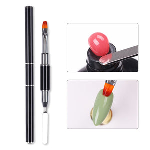Black Double Head UV Gel Nail Brush Tools & Accessories BORN PRETTY 