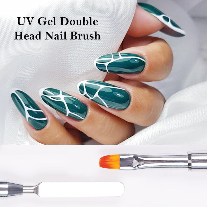 Black Double Head UV Gel Nail Brush Tools & Accessories BORN PRETTY 