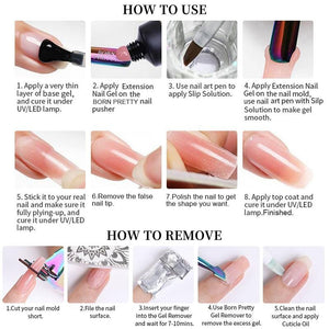 Extension Nail Gel 30ml Gel Nail Polish BORN PRETTY 