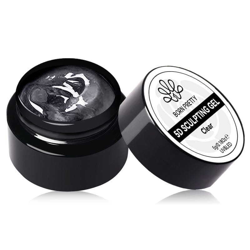 Clear 5D Sculpting Gel 5g HEMA/TPO FREE Gel Nail Polish BORN PRETTY 