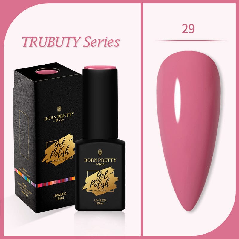 Pink Color Gel Polish Trubuty Series #29 15ml Gel Nail Polish BORN PRETTY 