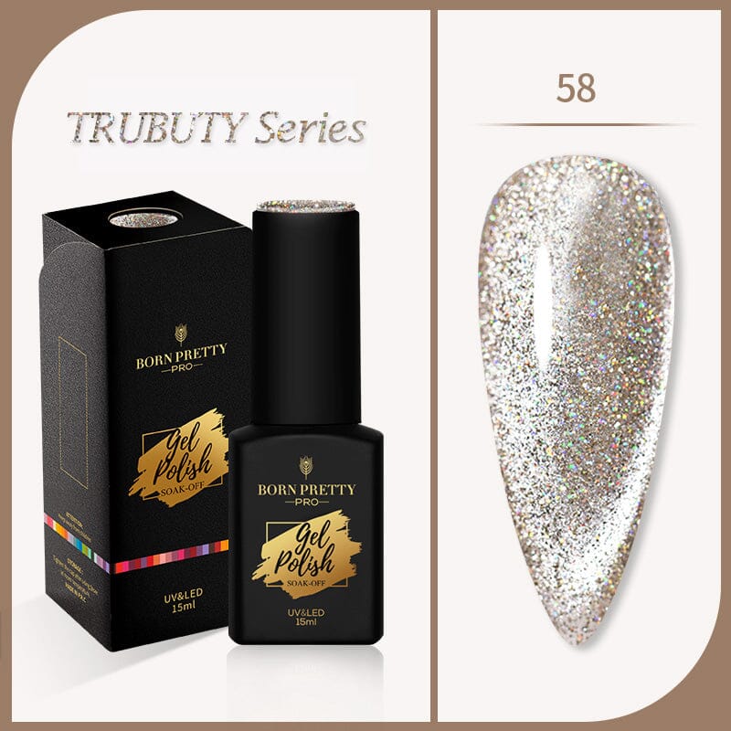 Gold Cat Magnetic Gel Polish Trubuty Series #58 15ml Gel Nail Polish BORN PRETTY 