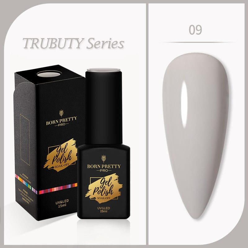 Grey Color Gel Polish Trubuty Series #09 15ml Gel Nail Polish BORN PRETTY 