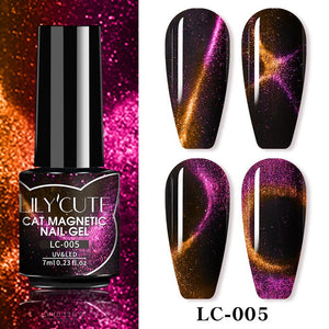 Cat Magnetic Gel LC-005 7ml Gel Nail Polish LILYCUTE 