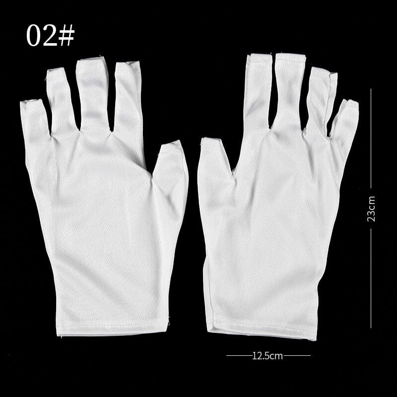 Anti-UV light Nail Gloves Tools & Accessories No Brand 