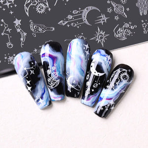 Stamping Plate NICOLE DIARY-S09 Nail Art NICOLE DIARY 