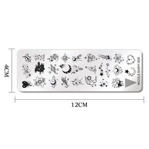 Stamping Plate NICOLE DIARY-S09 Nail Art NICOLE DIARY 