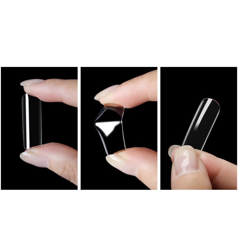 100pcs Square Transparent False Nail Tips Nail Tips No Brand 