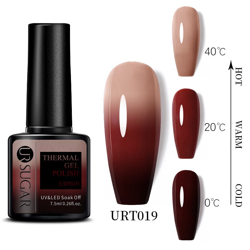Thermal Nail Gel Polish 7.5ml Gel Nail Polish UR SUGAR URT019 