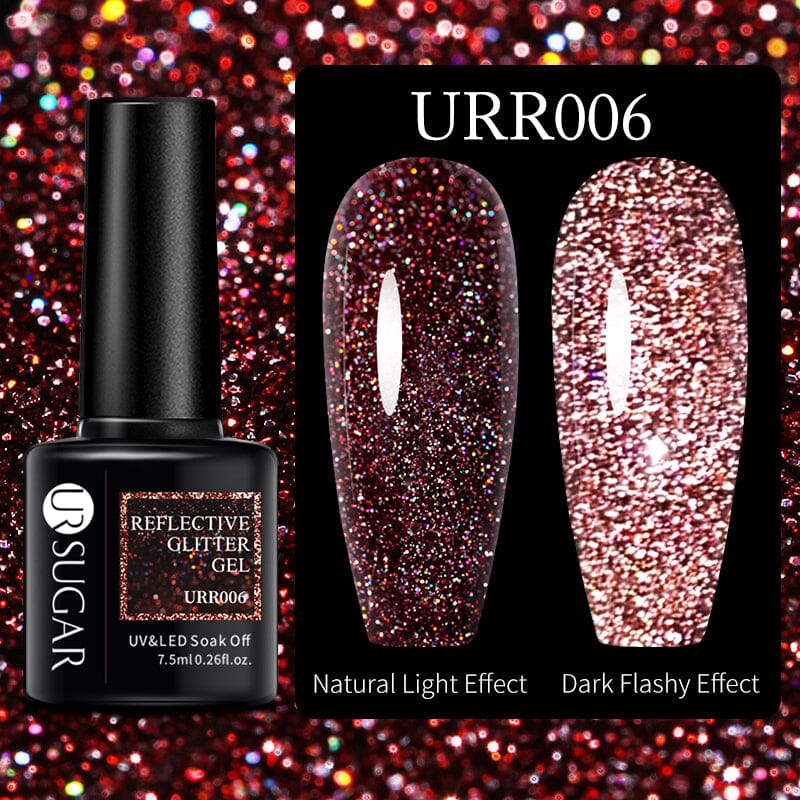 Reflective Glitter Gel Polish URR006 7.5ml Gel Nail Polish UR SUGAR 