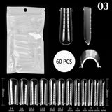 60Pcs Extension False Nail Tips Tools & Accessories BORN PRETTY 03 