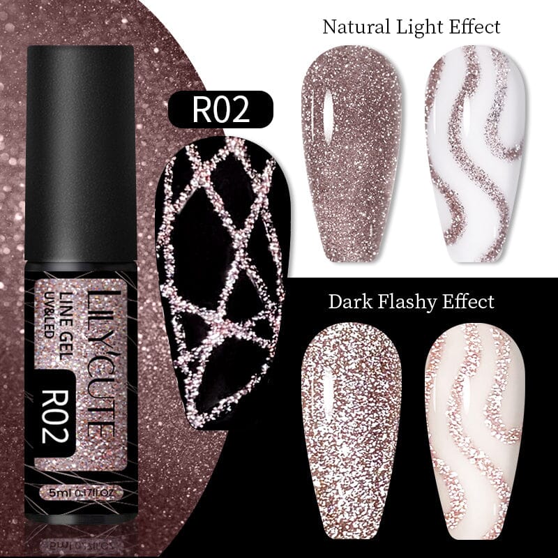 Line Nail Gel 5ml Gel Nail Polish LILYCUTE R02 