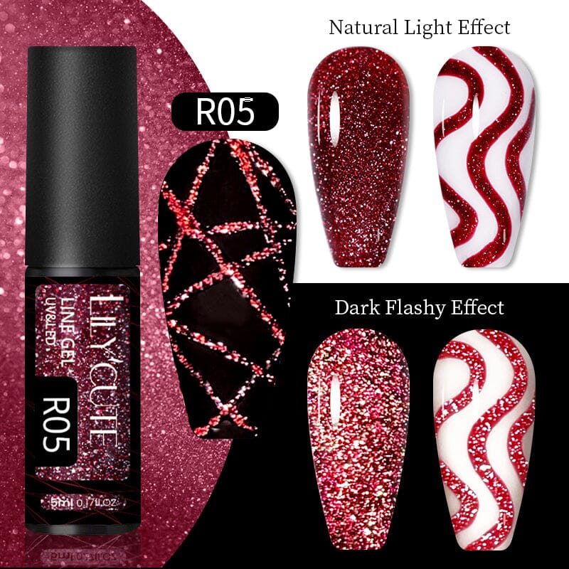 Line Nail Gel 5ml Gel Nail Polish LILYCUTE R05 