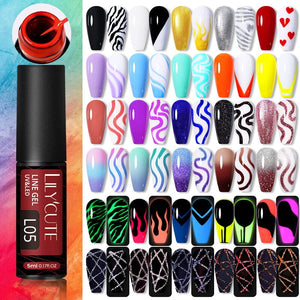 Line Nail Gel 5ml Gel Nail Polish LILYCUTE 