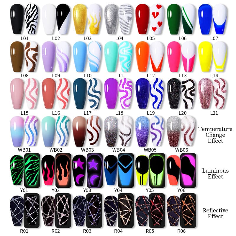 Line Nail Gel 5ml Gel Nail Polish LILYCUTE 