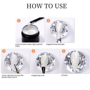 Thread Shell Gel Polish 7ml Gel Nail Polish LILYCUTE 