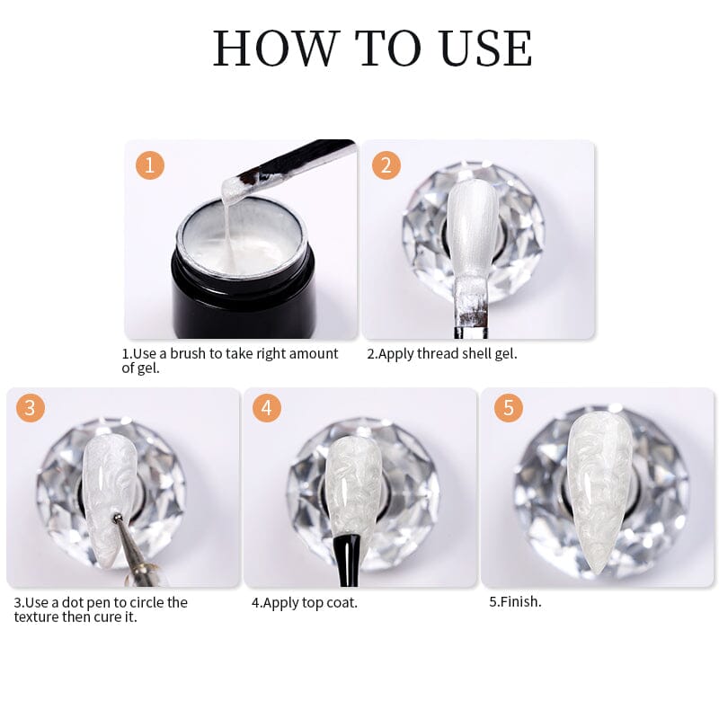 Thread Shell Gel Polish 7ml Gel Nail Polish LILYCUTE 