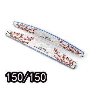 Printed Flowers Nail File 150/150 Tools & Accessories No Brand 