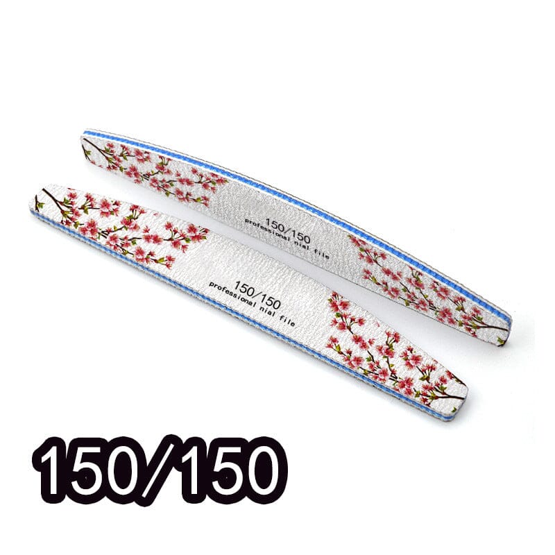 Printed Flowers Nail File 150/150 Tools & Accessories No Brand 