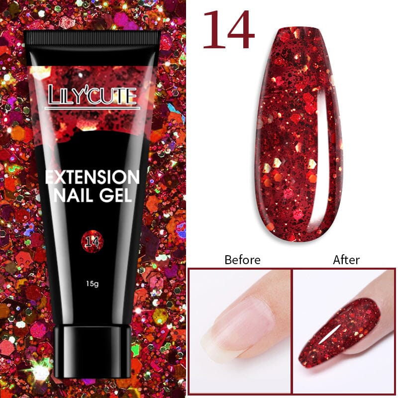 Extension Nail Gel 15ml Extension Nail Gel LILYCUTE 14 