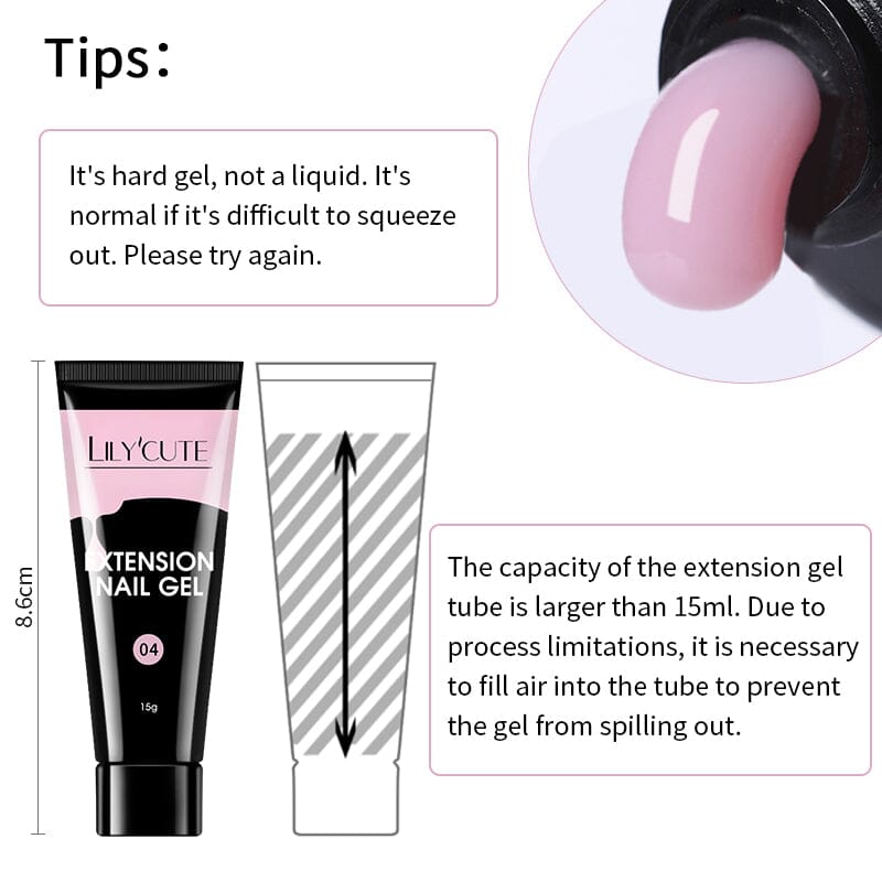 Extension Nail Gel 15ml Extension Nail Gel LILYCUTE 