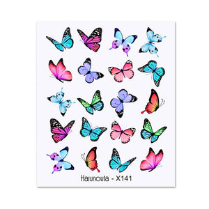 Water Decals Nail Sticker X141 Nail Sticker Harunouta 