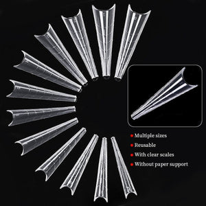 60pcs Extension Mold Nail Tips #04 Nail Tips BORN PRETTY 