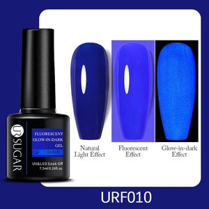 Fluorescent Glow-in-Dark Gel URF004 7.5ml Clearance UR SUGAR 