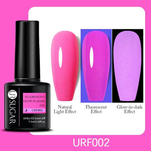 Fluorescent Glow-in-Dark Gel URF004 7.5ml Clearance UR SUGAR 