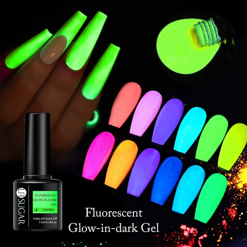 Fluorescent Glow-in-Dark Gel 7.5ml Gel Nail Polish UR SUGAR 