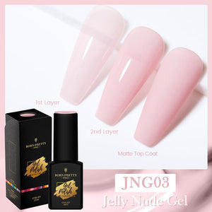 Jelly Nude Gel Polish 15ml Gel Nail Polish BP PRO JNG03 