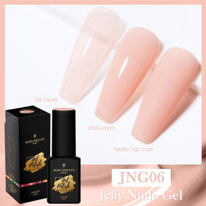 Jelly Nude Gel Polish 15ml Gel Nail Polish BP PRO 